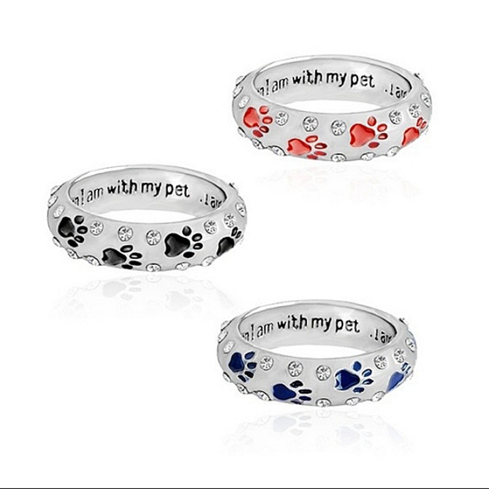 Paw print ring - Picture 2 of 6